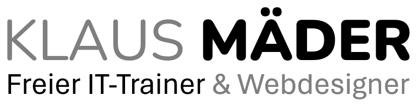 Klaus Mäder Webdesign
